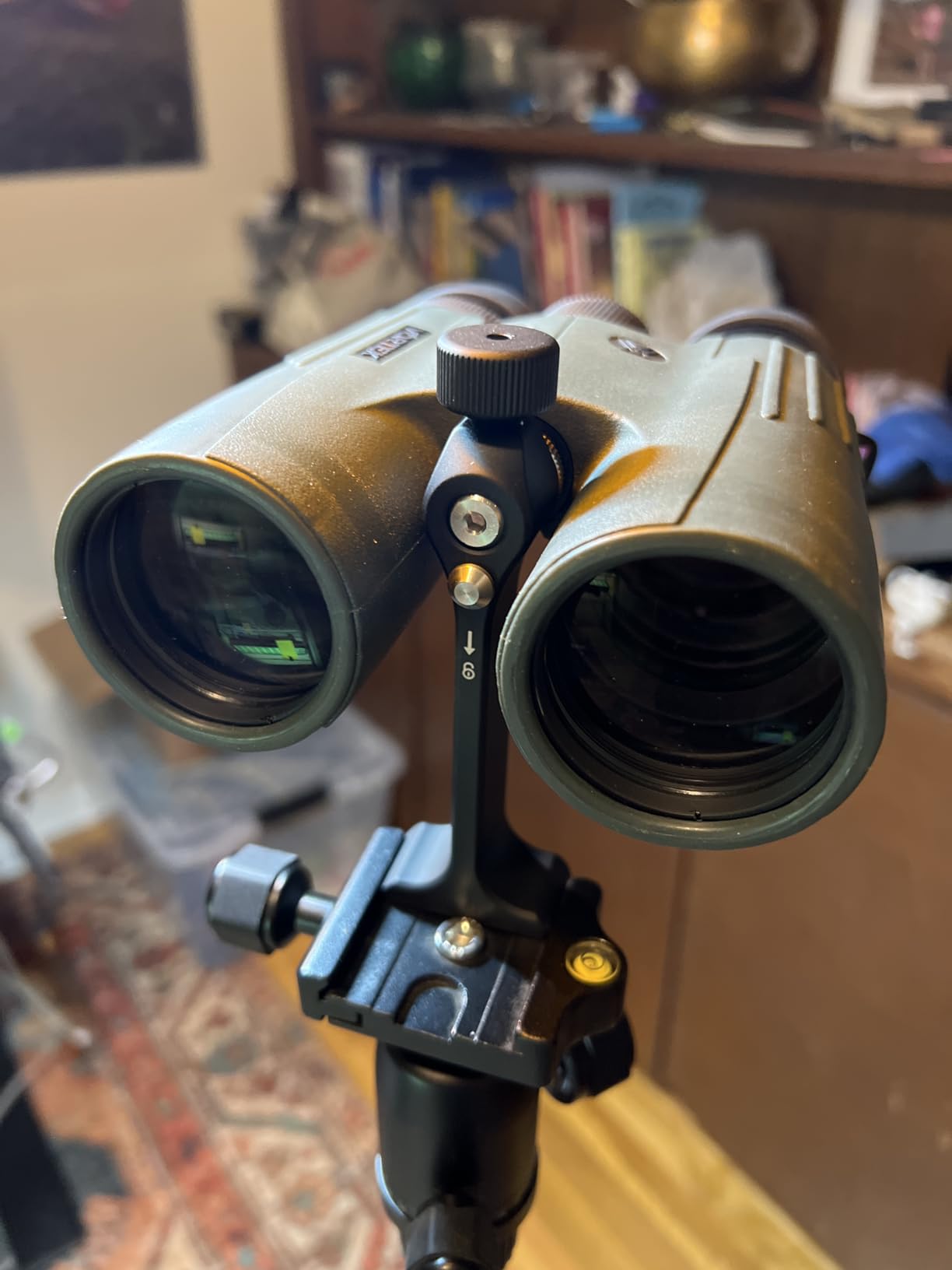 Binocular Tripod Adapter, Binocular Mount 1/4 Inch Threading Mount Aluminium (s1) customer photo 2