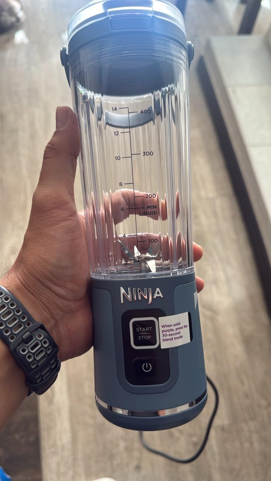 Ninja Blast Portable Blender, Cordless, 18oz Vessel, Black, BC151BK customer photo 1