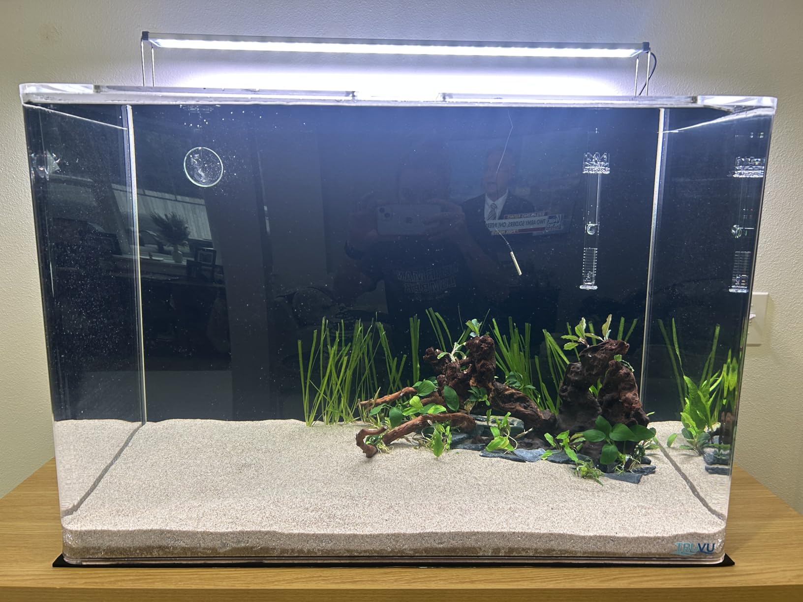 Chihiros B Series - Full Spectrum Dimmable Freshwater Aquarium LED Light, App Controlled for Planted Tank Aquascaping - Fits 30-50CM - B30 customer photo 2