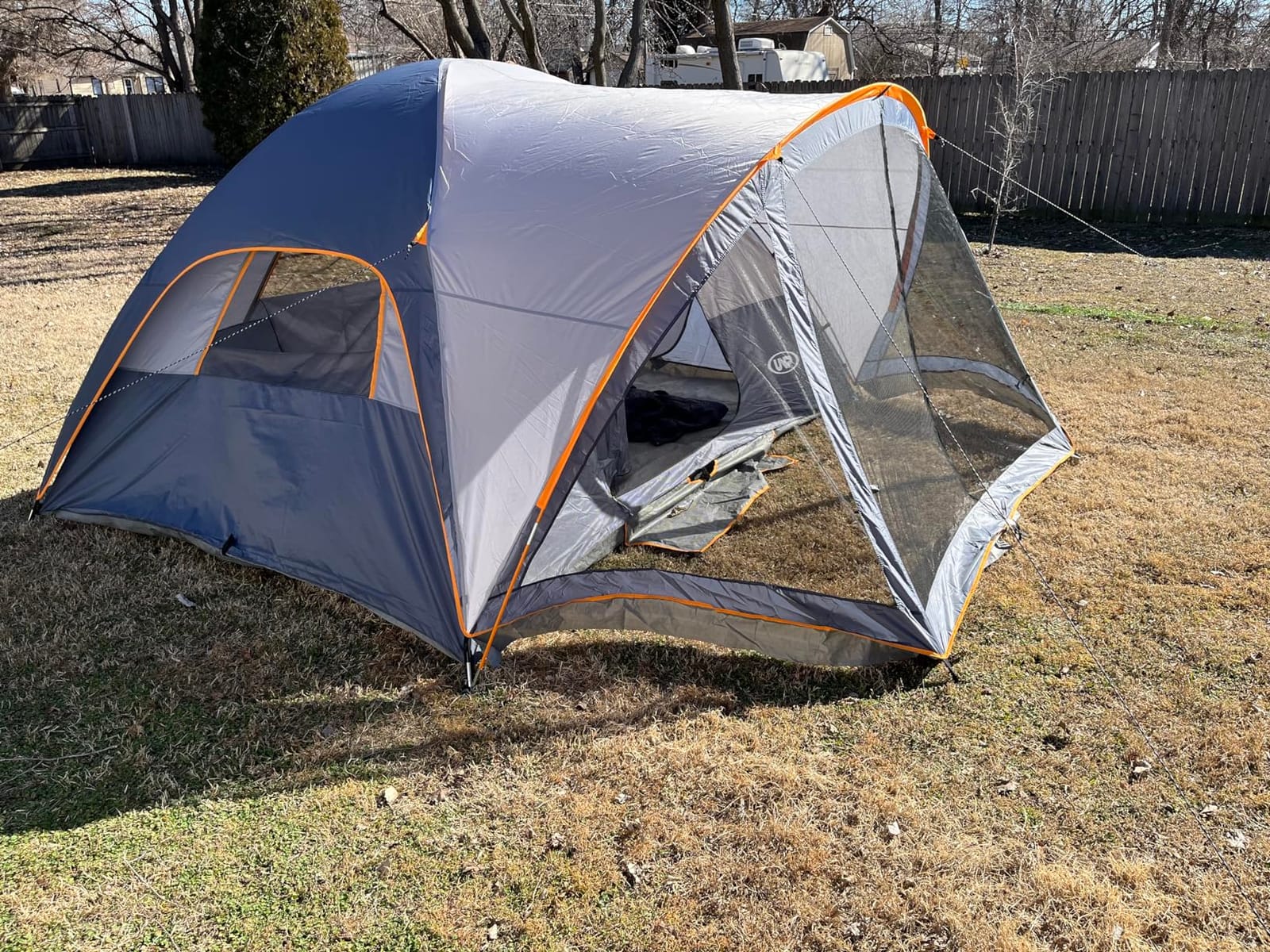 UNP Camping Tent with Screen Room, Portable 6 Person Camping Tent with Screen Porch, Family Dome Tent for Camping Outdoor - 14'x11'x72''(H) customer photo 2
