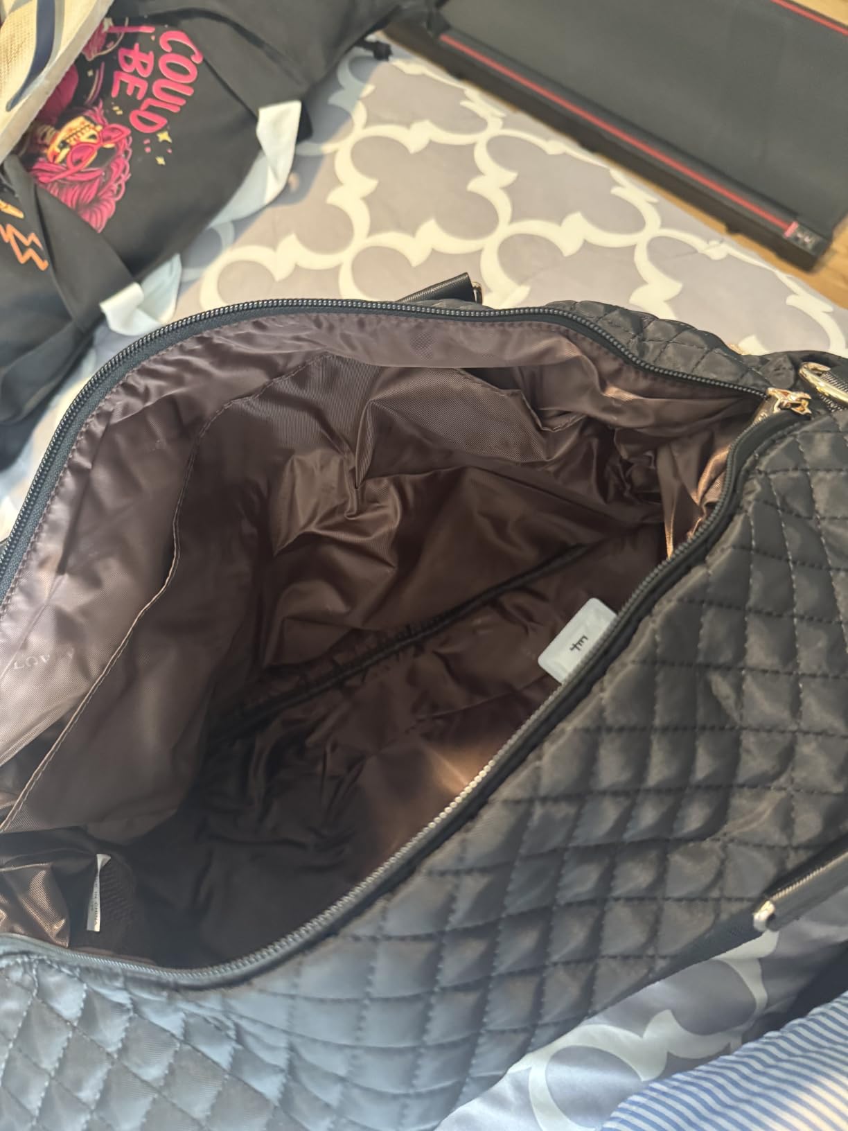LOVEVOOK Travel Duffle Bag,Weekender Bags for Women with Shoe Compartment customer photo 1