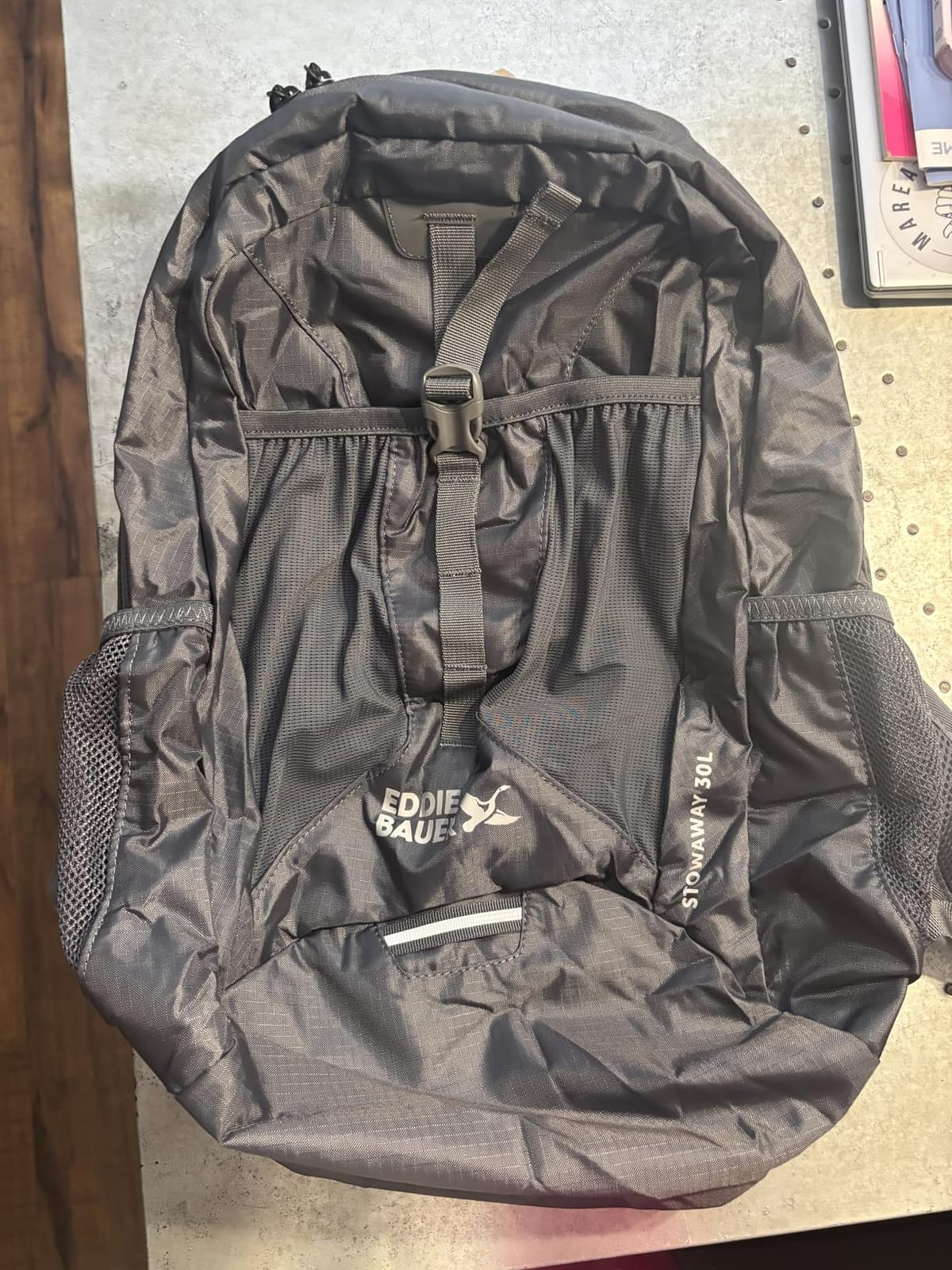 Eddie Bauer Stowaway Packable Backpack - Maroon, 30L customer photo 1