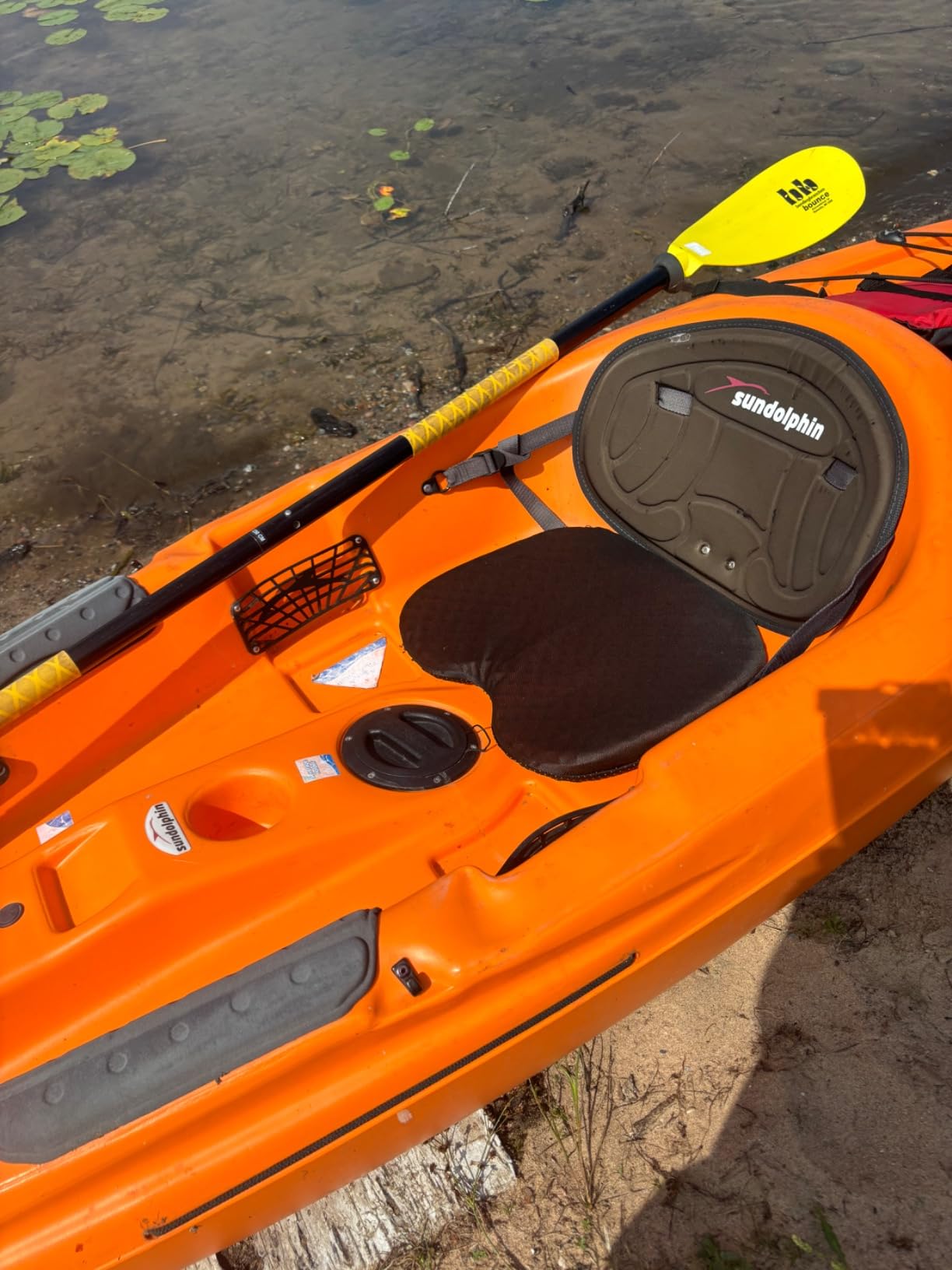 NEW-Vi Anti-Slip Kayak Seat Cushion - Waterproof Thicken Gel Boat Kayak Canoe Rowing Stadium Pad for Sit in Kayak Chair Kayak Accessories Equipment Gear for Fishing Kayak customer photo 2