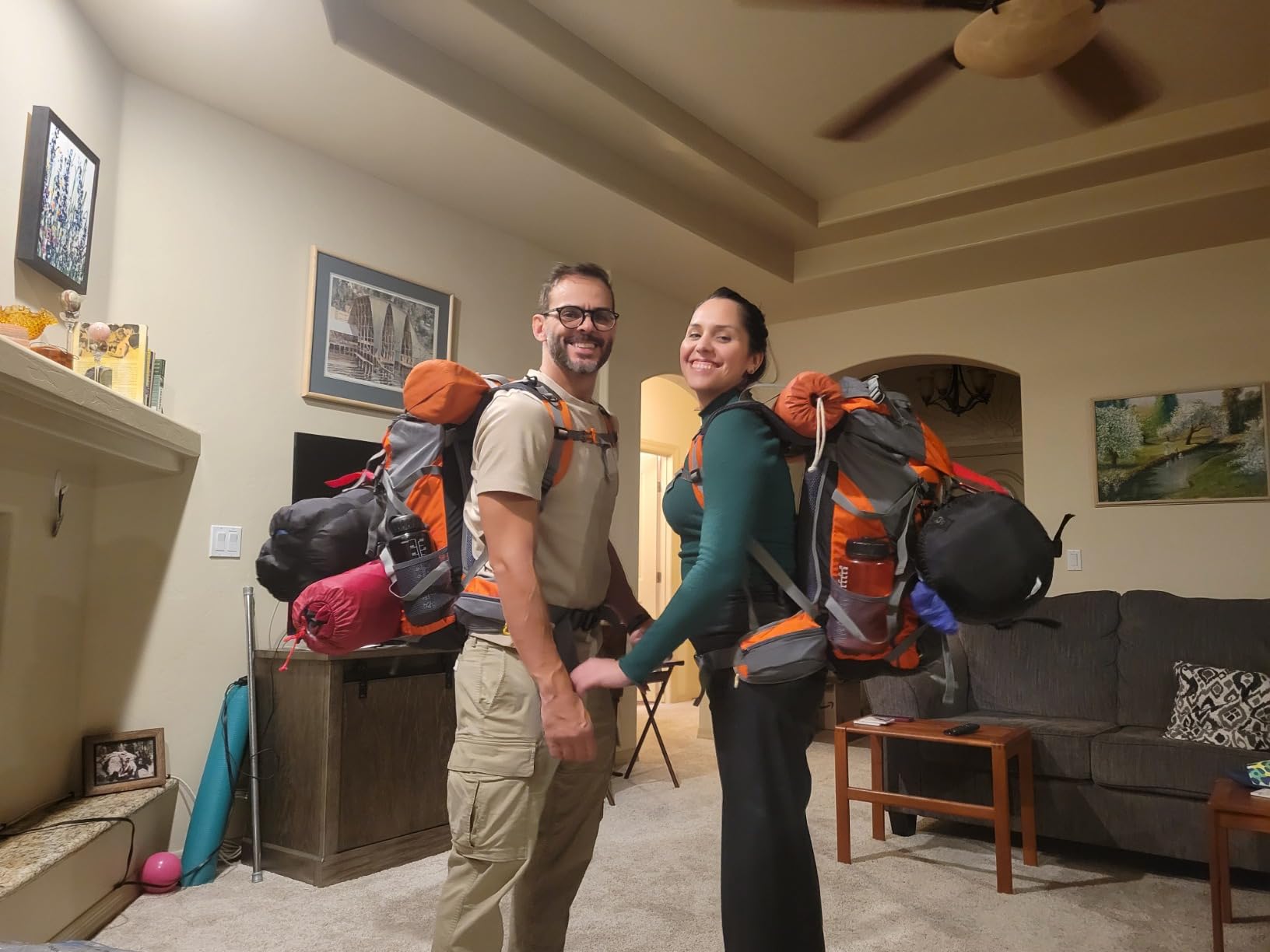 Esup 50L Waterproof Camping Hiking Backpack for Men and Women customer photo 2