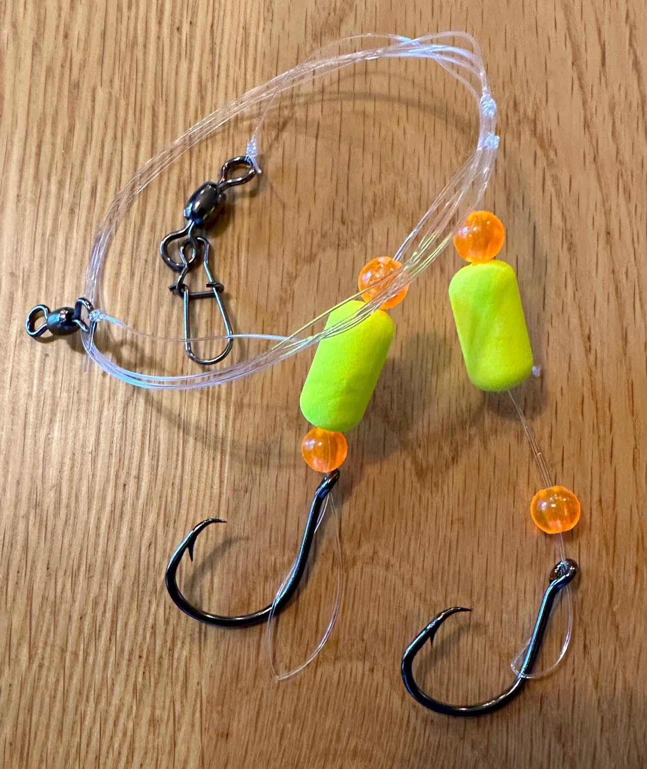 Pompano-Rigs-for-Surf-Fishing-Saltwater-Gear with Double Circle & Wide Gap Hook-6-Pack Surf Fishing Tackle customer photo 1