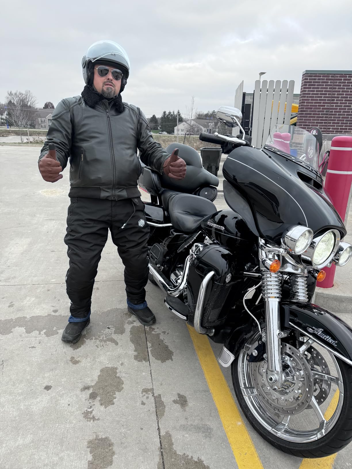 ILM Detachable Winter Motorcycle Riding Pants Armored PF1 Overpants customer photo 2