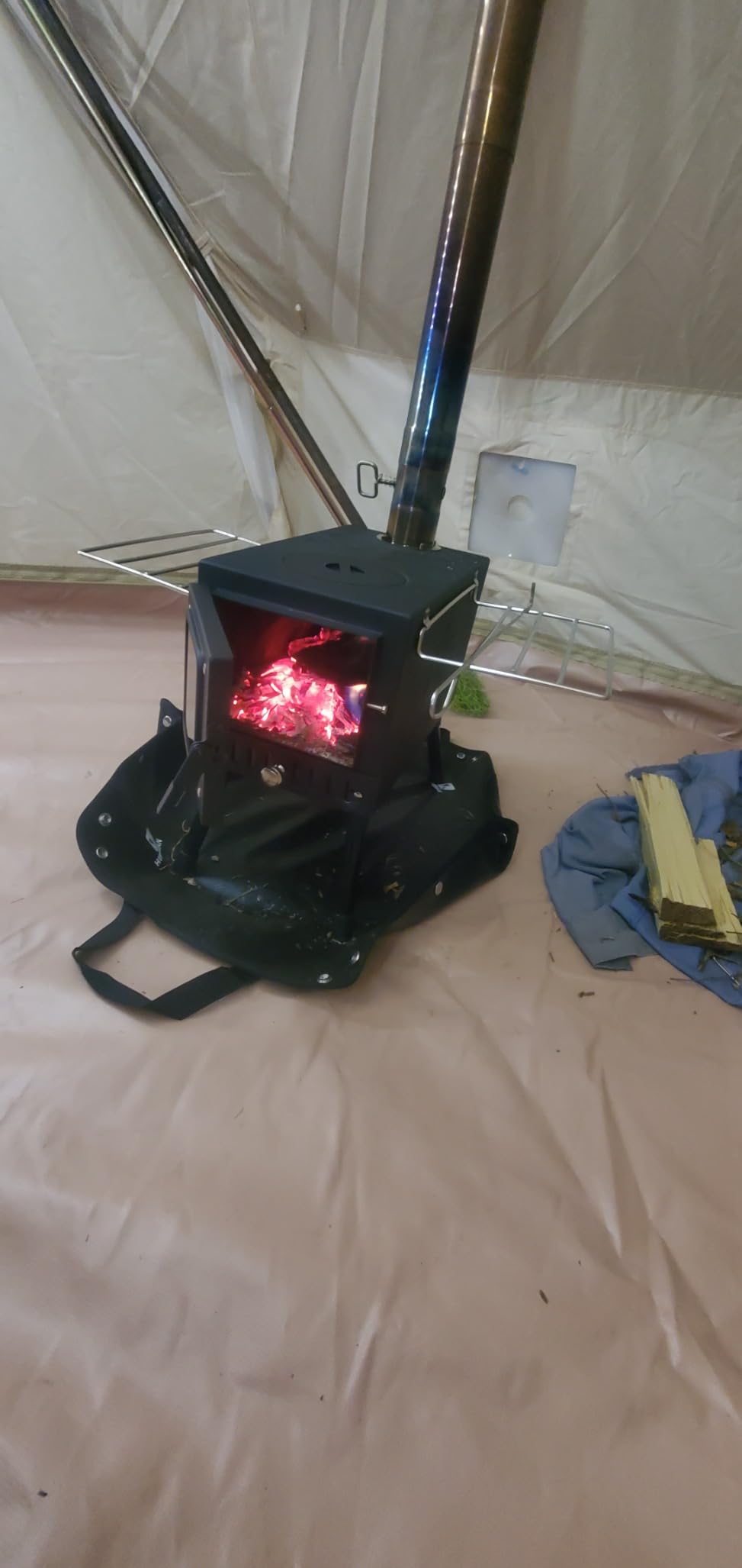 Huskfirm Wood Burning Stove, FoldingTent Stove for Heating customer photo 2
