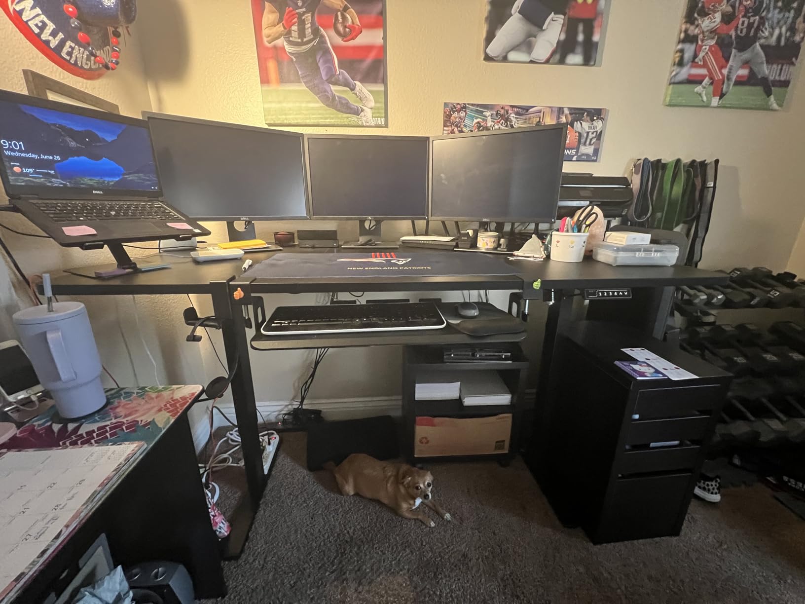VIVO Black 60 x 30 in Standing Desk, DESK-KIT-1B6B-30 customer photo 2