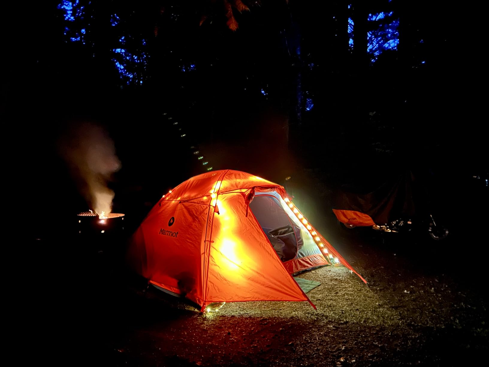 DIBMS LED Camping String Light, Rechargeable Waterproof Tent Hanging Light customer photo 1