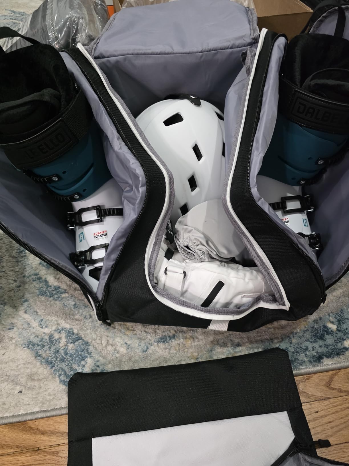 GoHimal Ski Bag & Boot Bag Combo, Padded Ski Carrier customer photo 1