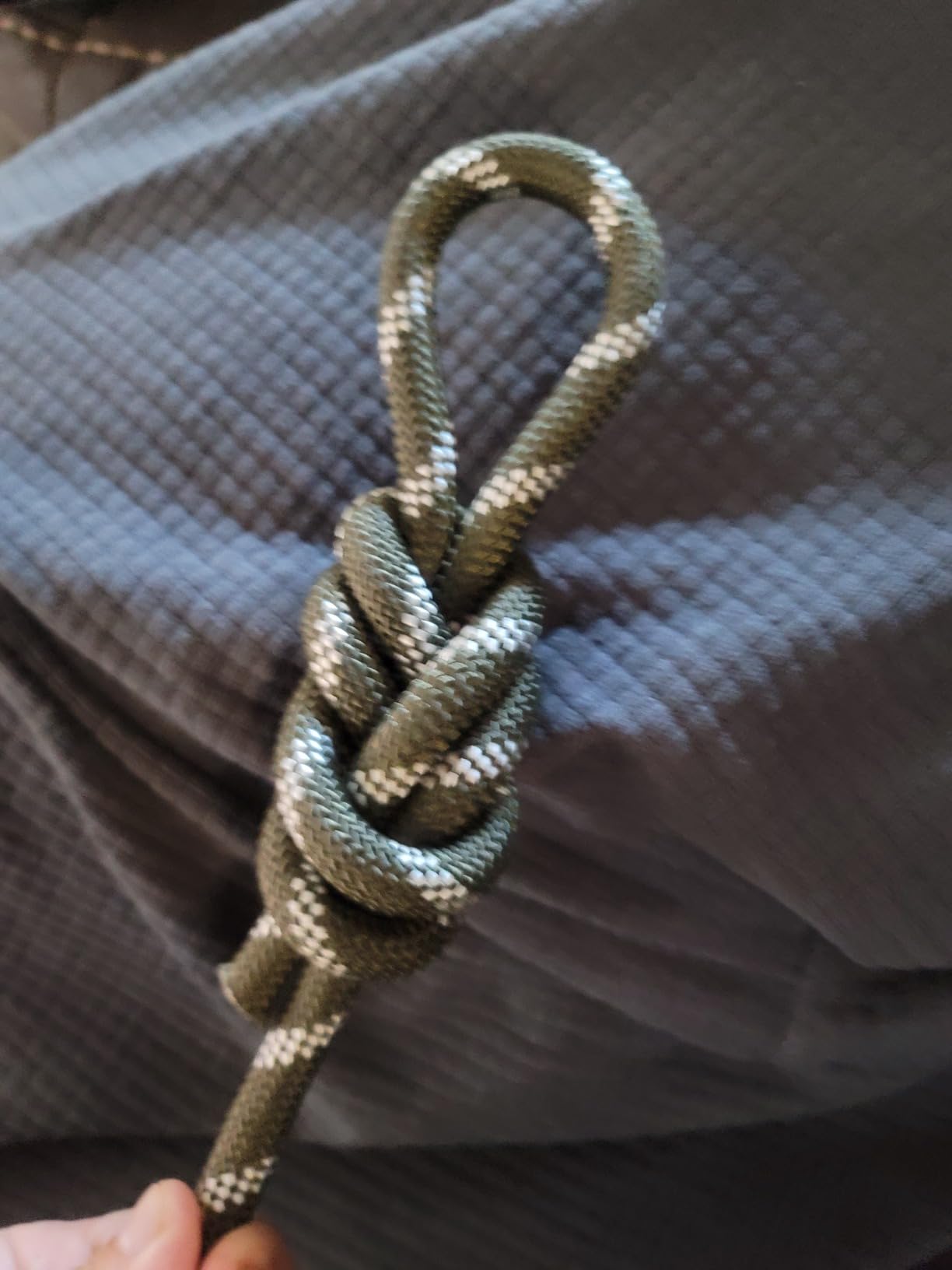 1/2 Inch Arborist Rigging Rope (150 Ft) - Orange Double Braid Polyester Tree Rope & Bull Rope, High Visibility Safety Line - 48 Strand High Tensile Strength customer photo 2