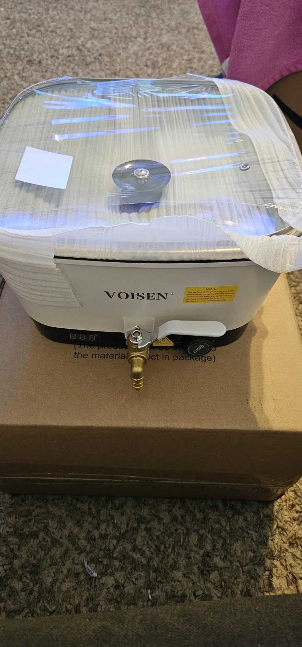 VOISEN Wax Melter for Candle Making,8Qts Candle Wax Melting Pot with Spout customer photo 2