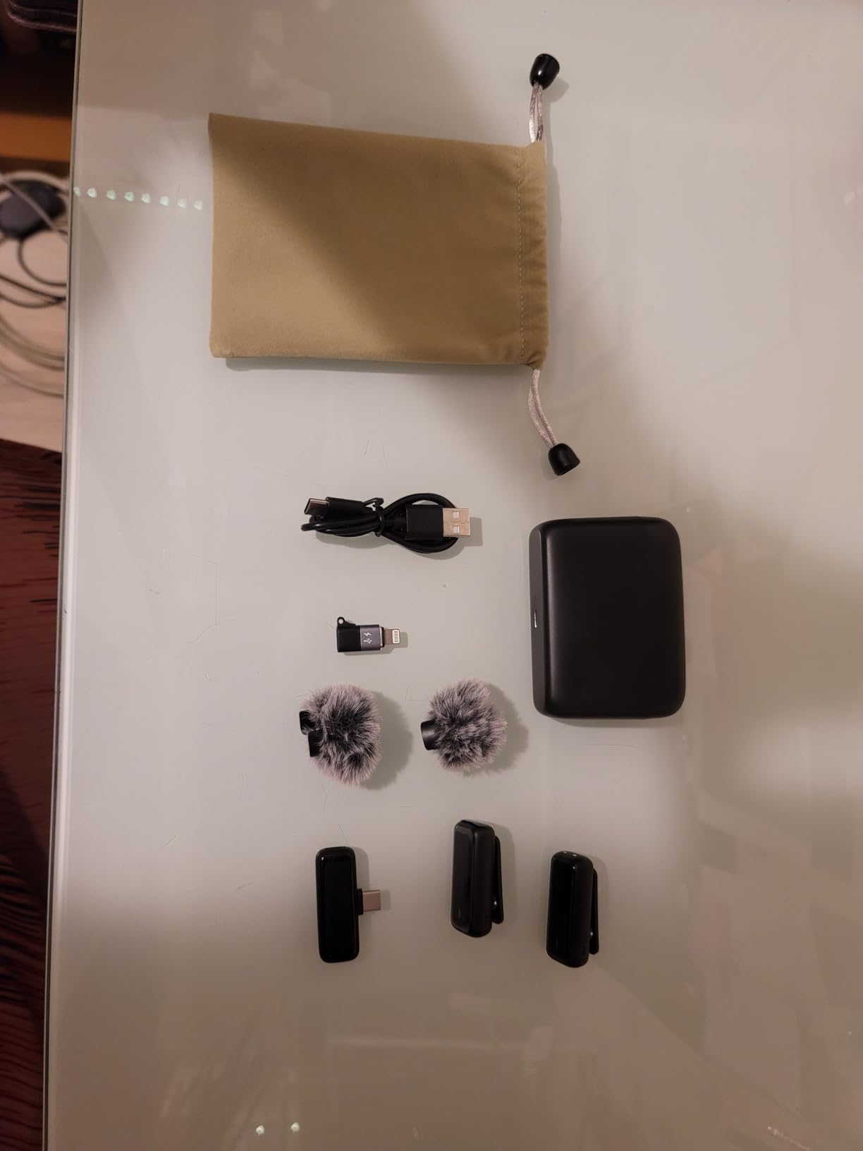 NPTCL Wireless Lavalier Microphone for iPhone iPad Android, Mini USB C Mic customer photo 1