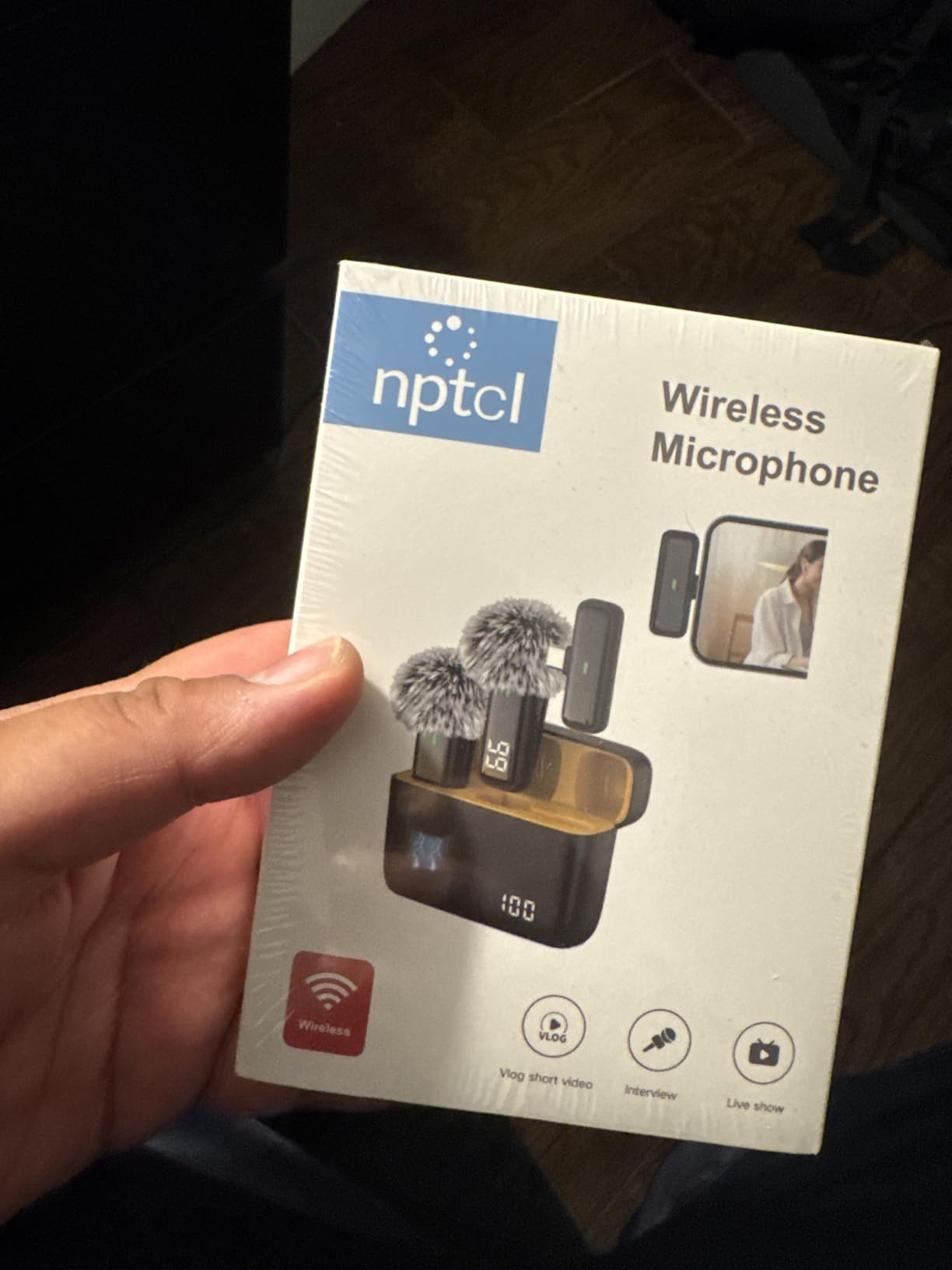 NPTCL Wireless Lavalier Microphone for iPhone iPad Android, Mini USB C Mic customer photo 2