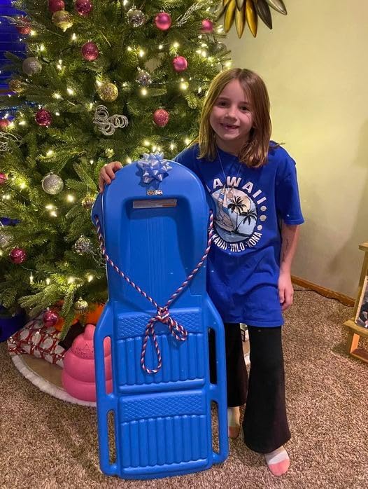 The Original Retro Racer Snow Sled by Confer Plastics, Durable Design for All Ages, Made in USA. Available in Single or 2 Pack customer photo 1