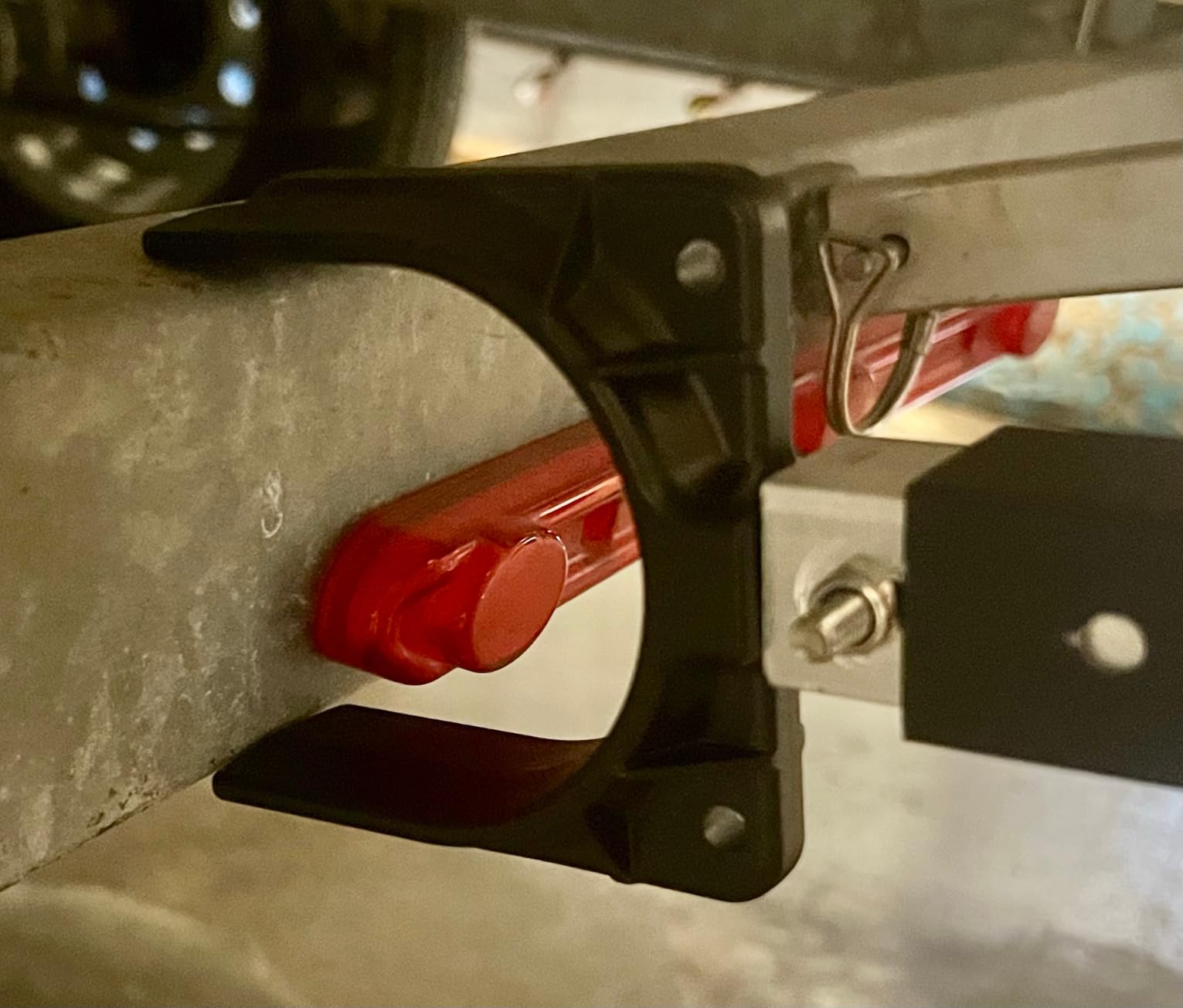 Boat Transom Saver Adjustable Shock Absorbing Boat Transom Saver with Composite Head Ideal for Holds Engine, Roller and Trailer Mounts customer photo 1