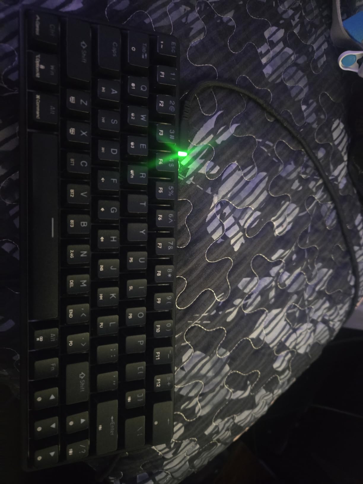 DIERYA DK63 60% Wireless Mechanical Gaming Keyboard | Bluetooth/2.4G/Wired | RGB Backlit Compact 63 Keys Mini Office Keyboard | with Red Switch | for Windows Laptop PC Gamer Typist-Black customer photo 1