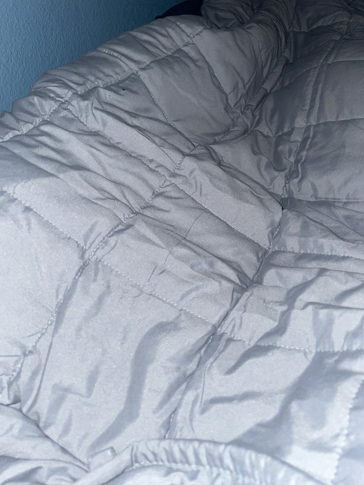 Topblan Cooling Weighted Blanket for Adults, 12 lbs 48 x 72 Twin Size Bed customer photo 1