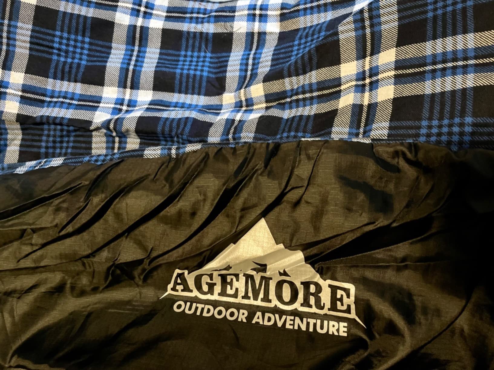 Cotton Flannel Double Sleeping Bag, 2 Person Camping Sleeping Bag customer photo 2