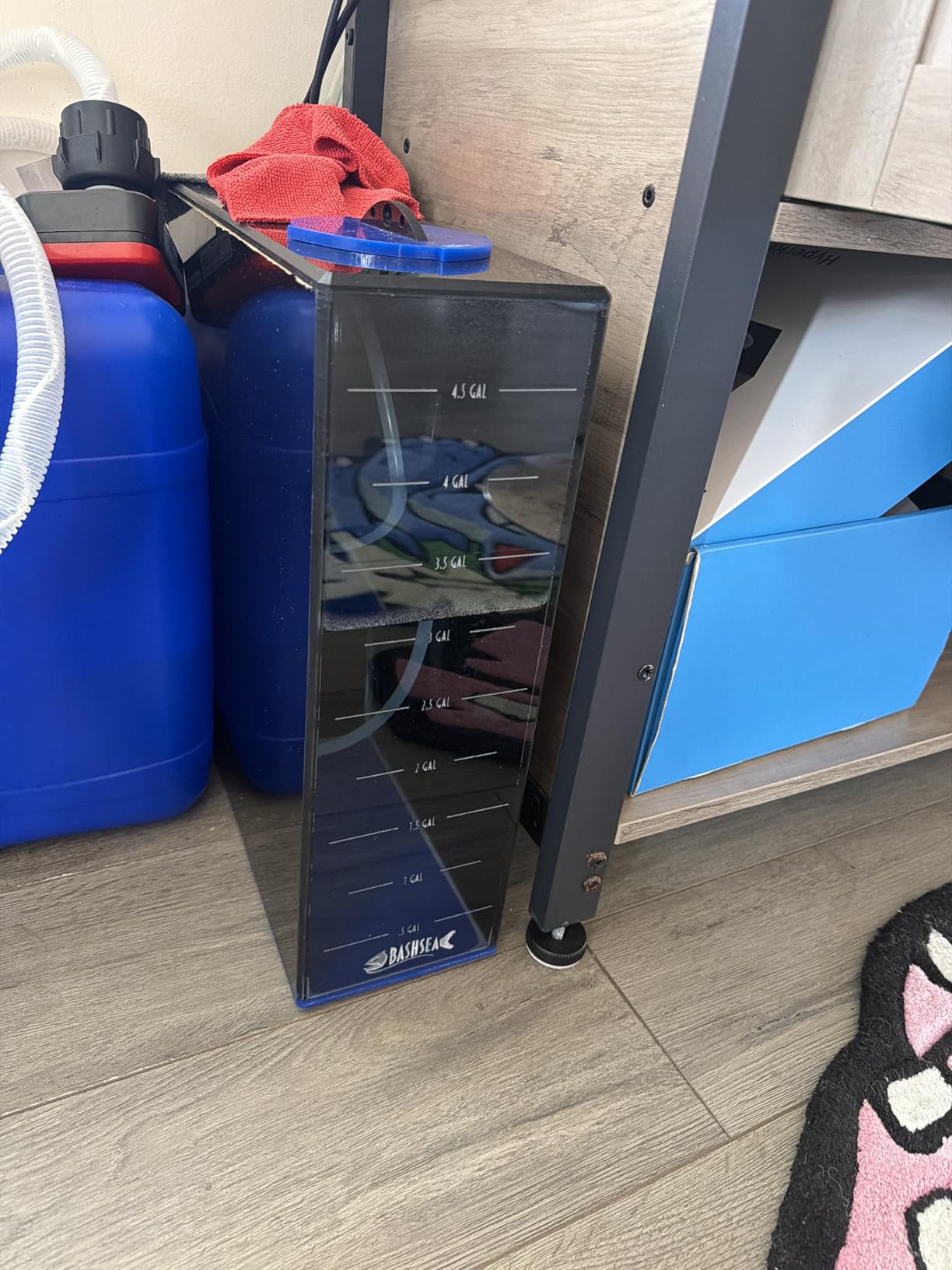 5 Gallon White Auto Top Off Multi Purpose Acrylic Water Dosing Container ATO Reservoir | Liquid Storage for Freshwater & Saltwater Reef Aquarium customer photo 1