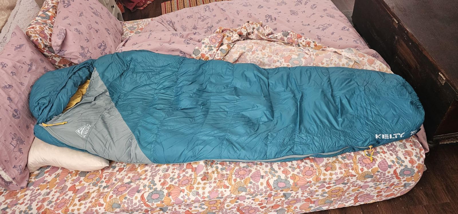Kelty Cosmic 20 Down Mummy Sleeping Bag for Backpacking, Campers, 550 Fill Power, Recycled Fabrics with PFAS-Free DWR, Designed in Sunny Colorado, customer photo 1