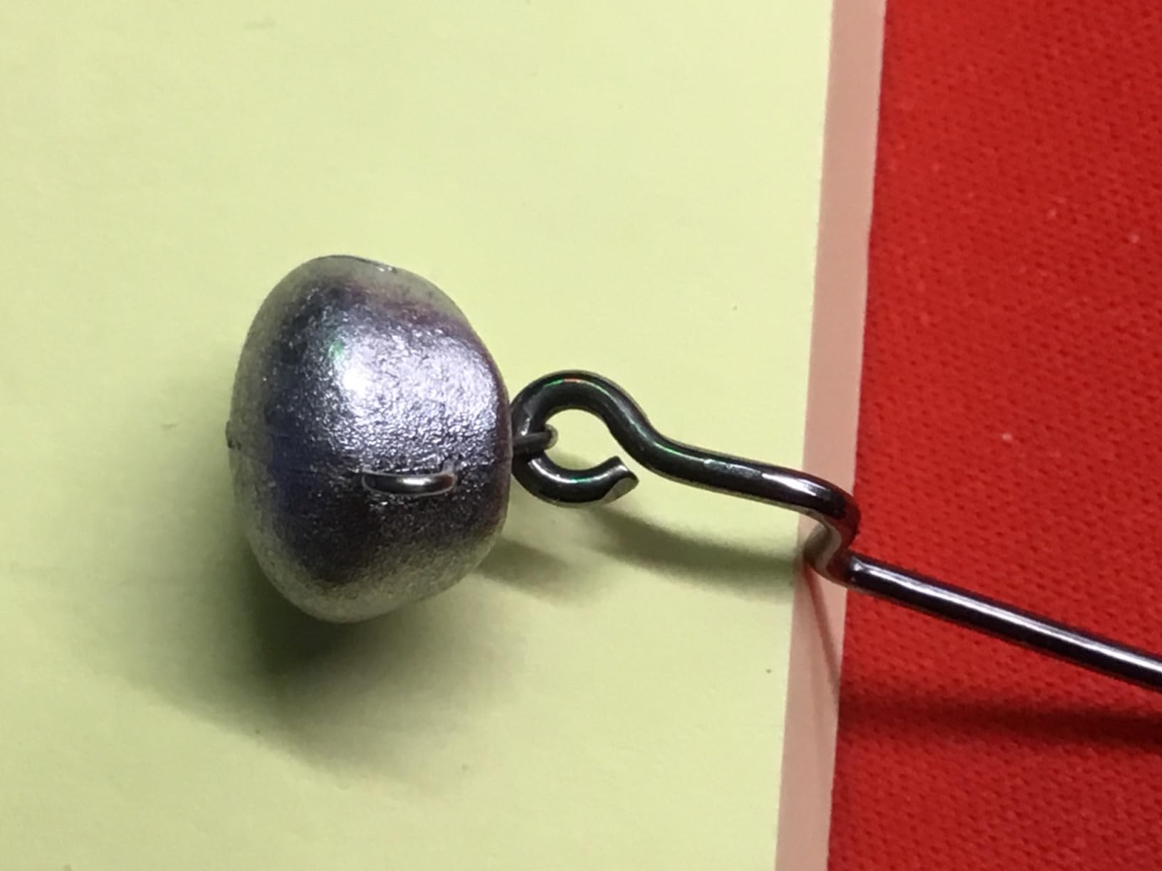 OJY&DOIIIY Swing Weedless Ned Rig Jig Heads, 12 Pack Finesse Mushroom Shaky Jigheads 1/16 3/32 1/8 3/16 1/4oz for Bass Fishing customer photo 2