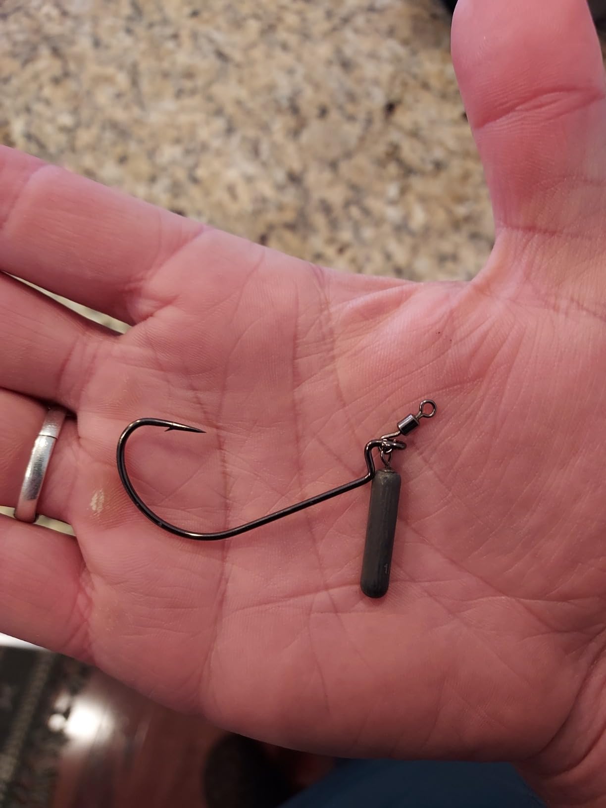 Reaction Tackle Tungsten Jika Rigs with Never Chip Finish, Weighted Rig for Flipping and Punching Heavy Cover, Bass Fishing Tackle (4-Pack) customer photo 2