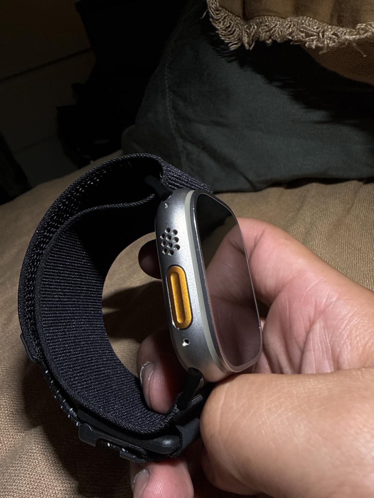Apple Watch Ultra 2 [GPS + Cellular, 49mm] - Titanium Case with Blue Ocean Band, One Size (Renewed) customer photo 1