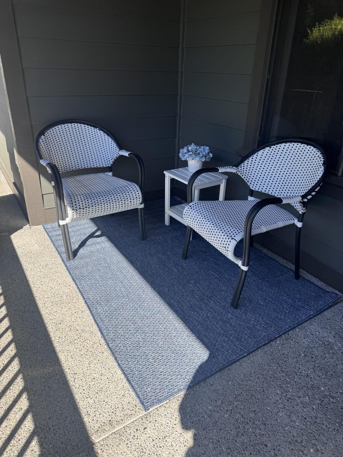 Unique Loom Outdoor Solid Collection Area Rug (7' 10