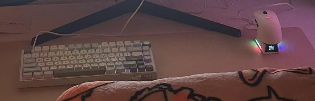RK ROYAL KLUDGE R75 Wired Mechanical Keyboard with Volume Knob, 75% Mechanical Gaming Keyboard Gasket Mount, Hot Swappable Silver Switch, MDA Profile PBT Keycaps, Creamy Keyboards, Black customer photo 1