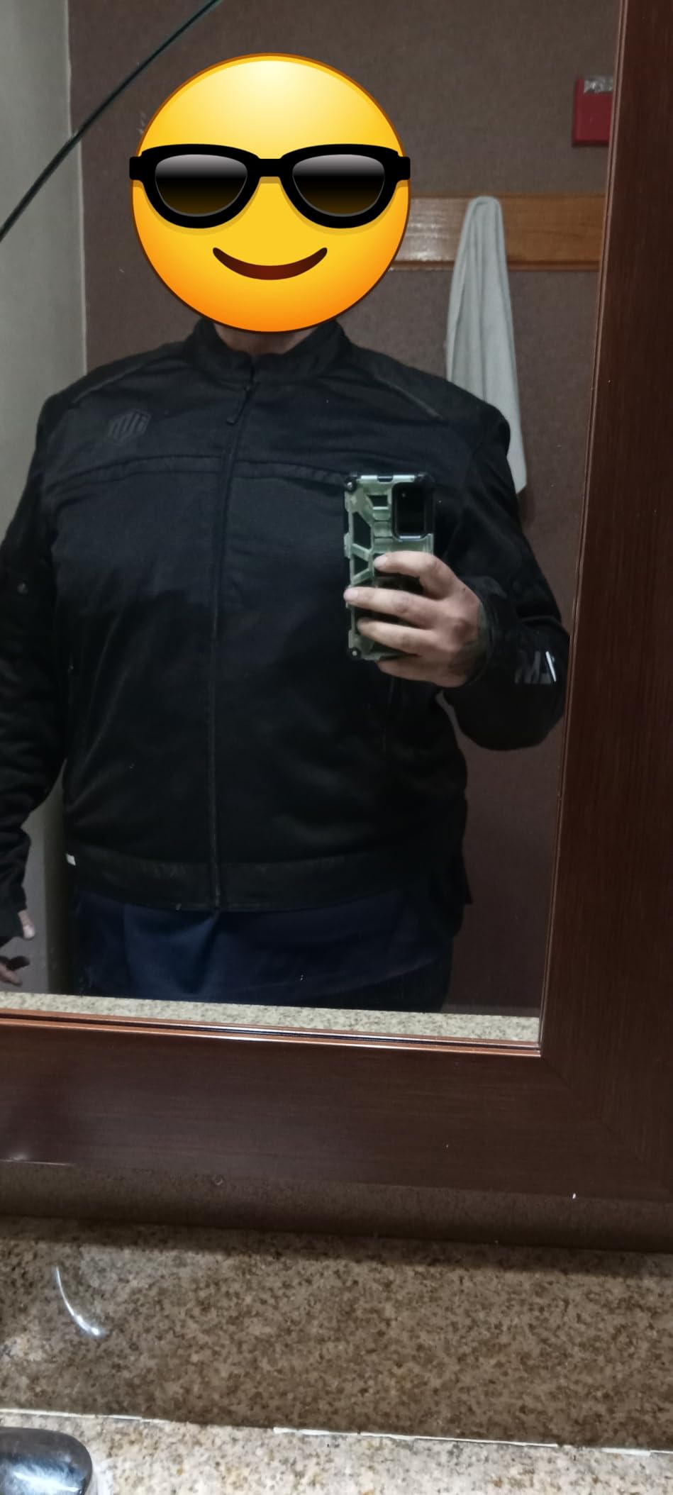 ILM Motorcycle Riding Jacket with Mesh CE Armor and Detachable Thermal Liner Dual Sport All Season for Men Model JAM1 customer photo 2