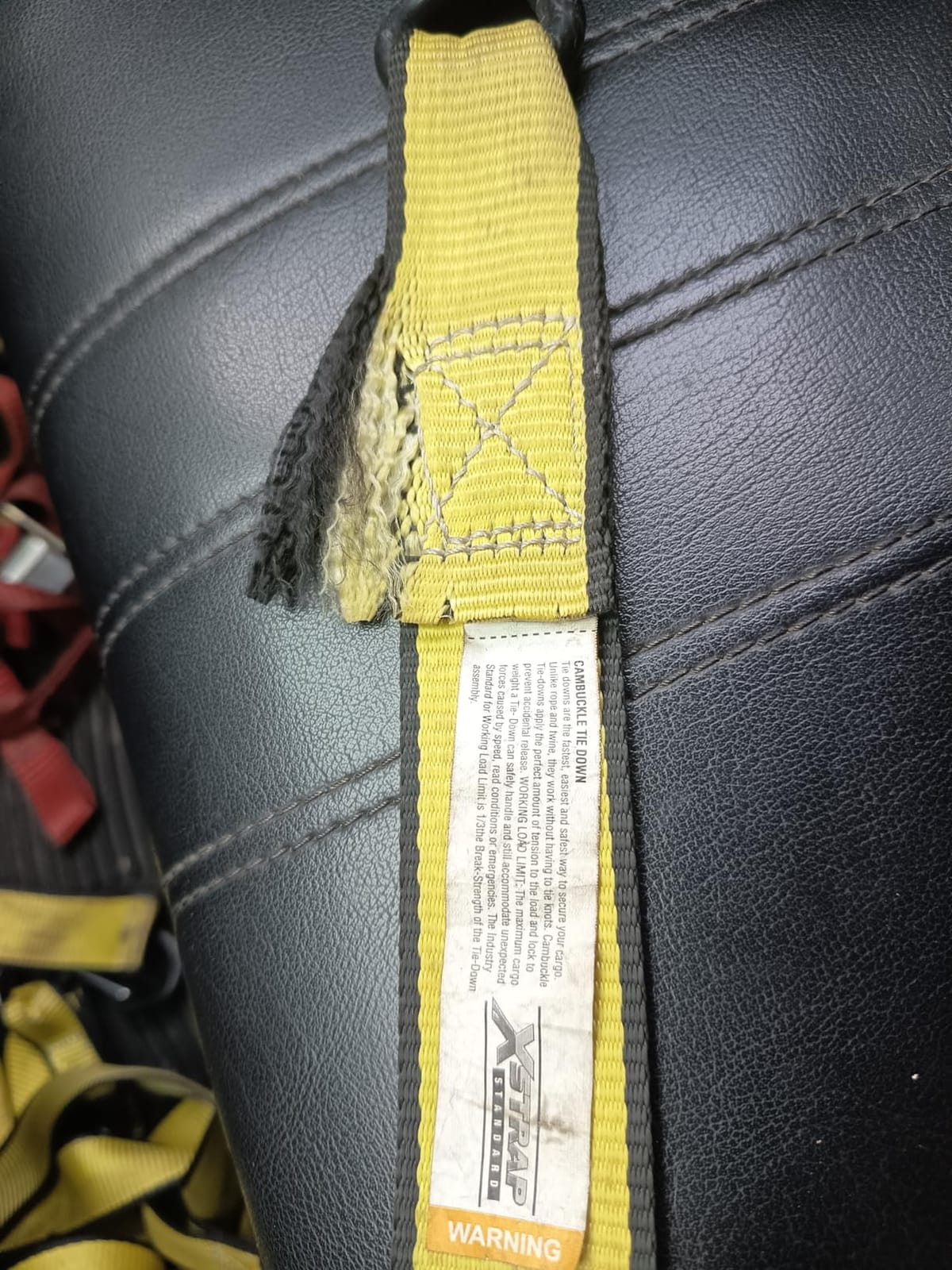 XSTRAP STANDARD 2-PK Motorcycle Straps Cambuckle Tie Down 1.5