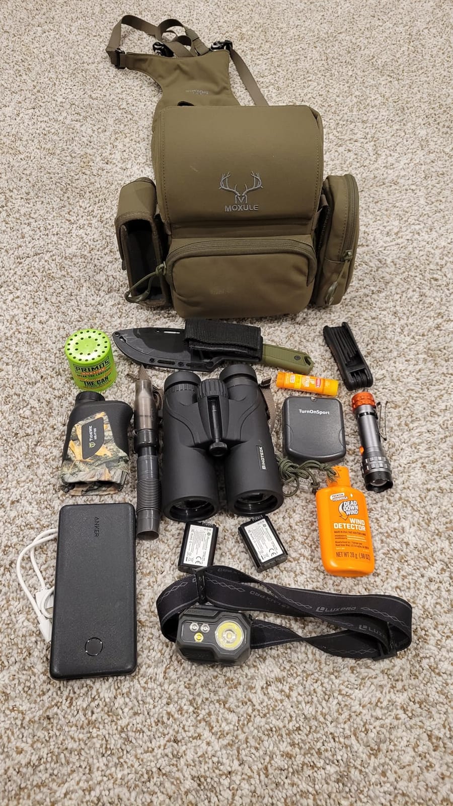MOXULE Binocular Harness Chest Pack: Bino Case with Rangefinder Pocket customer photo 2