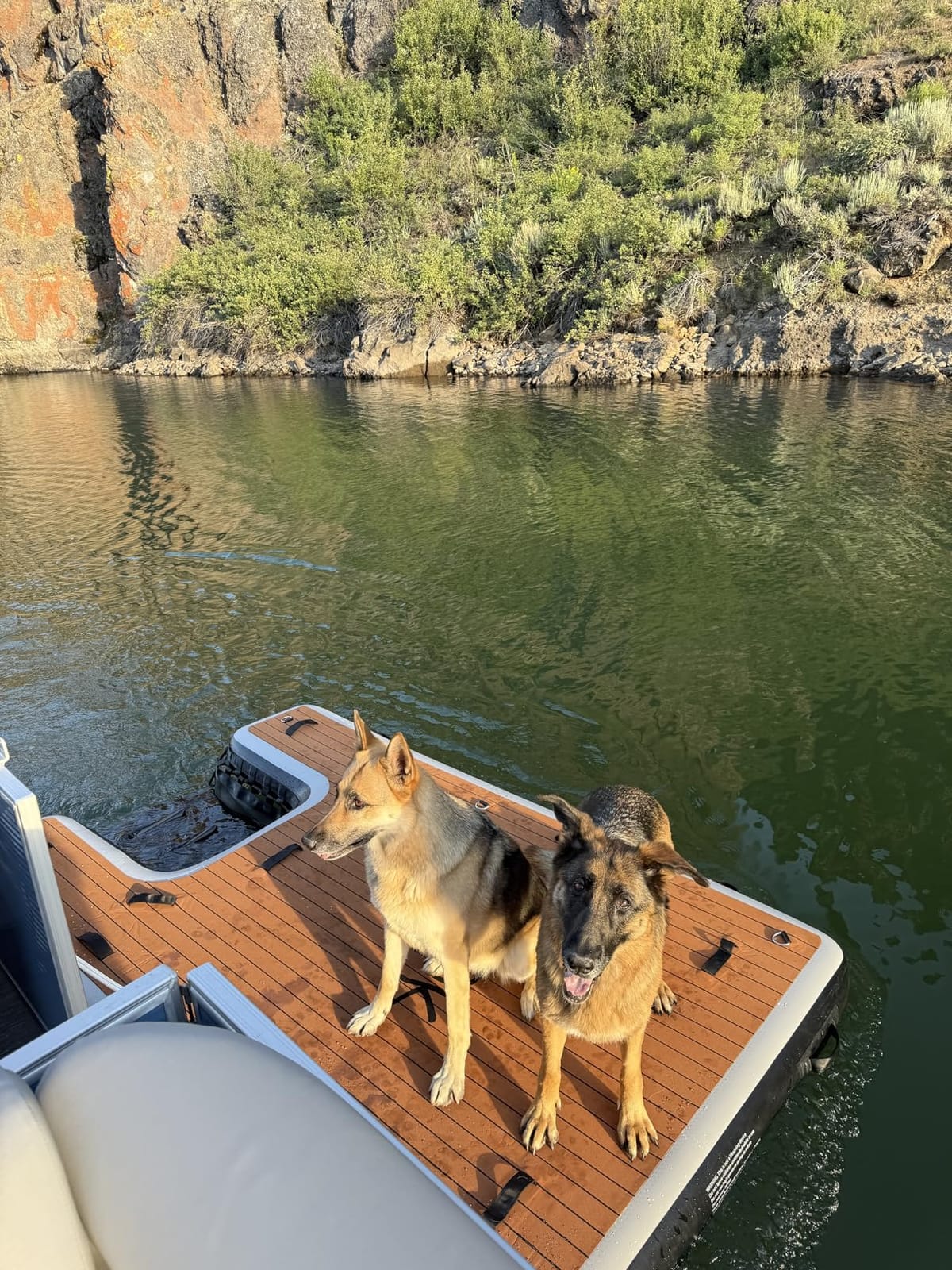 DOK Party-DOK Inflatable Dock Platform: Safe & Easy Water Access; Floating Non-Slip EVA Foam with Water Ramp for Pool, Dock, & Lake | Military Grade & High Visibility customer photo 2