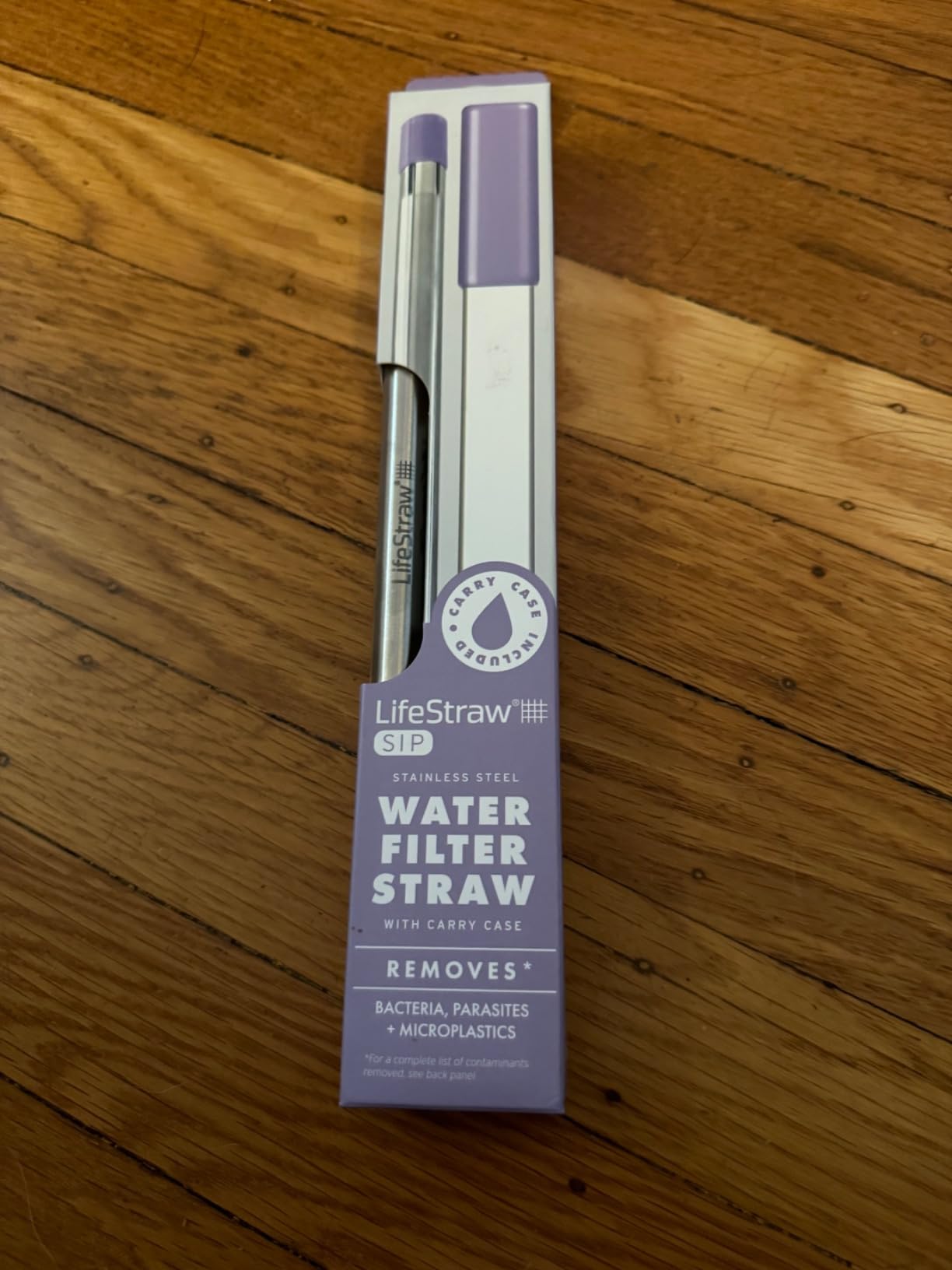 LifeStraw Sip – Reusable Stainless Steel Water Filter Drinking Straw customer photo 2