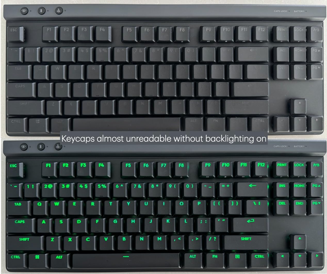 Logitech G515 Lightspeed TKL Wireless Gaming Keyboard (Tactile) - White customer photo 2