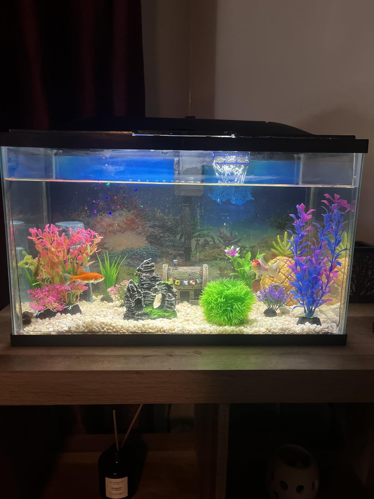 XCNO Aquarium Background Poster Fish Tank Wallpaper, Double-Sided, 12