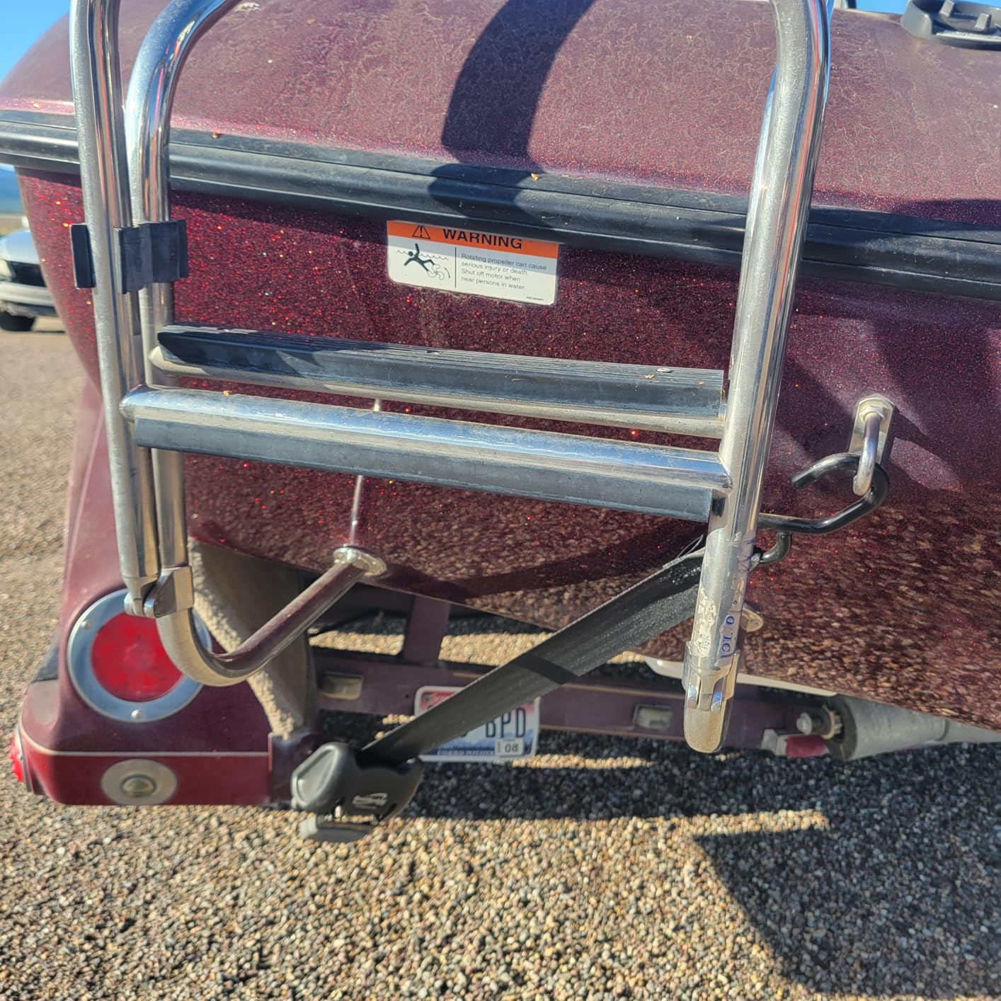 BoatBuckle Retractable Boat Trailer Tie-Down, Freshwater, 2x43-Inch, 2-Pack customer photo 2