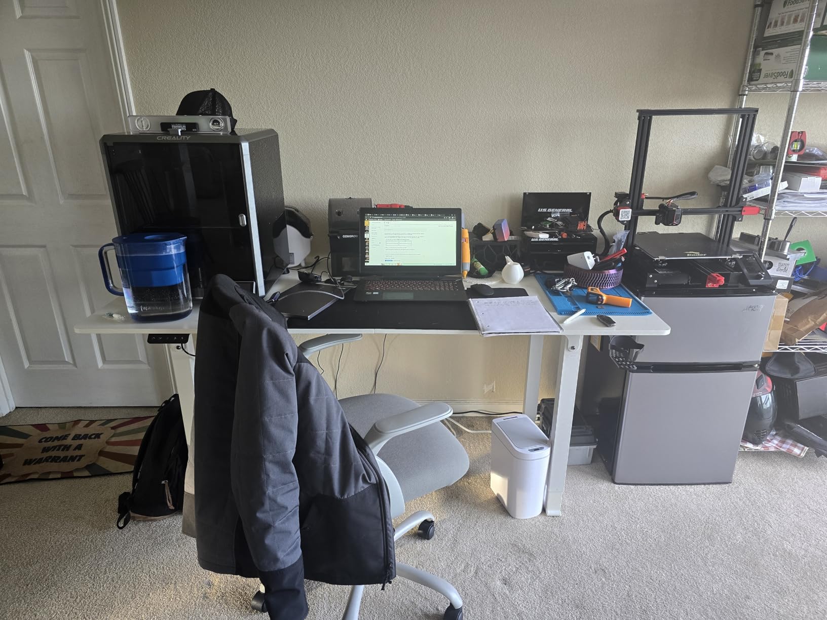 ONBRILL Standing Desk, 71x32 Inches Rectangle Stand Up Desk with 4 Legs customer photo 1