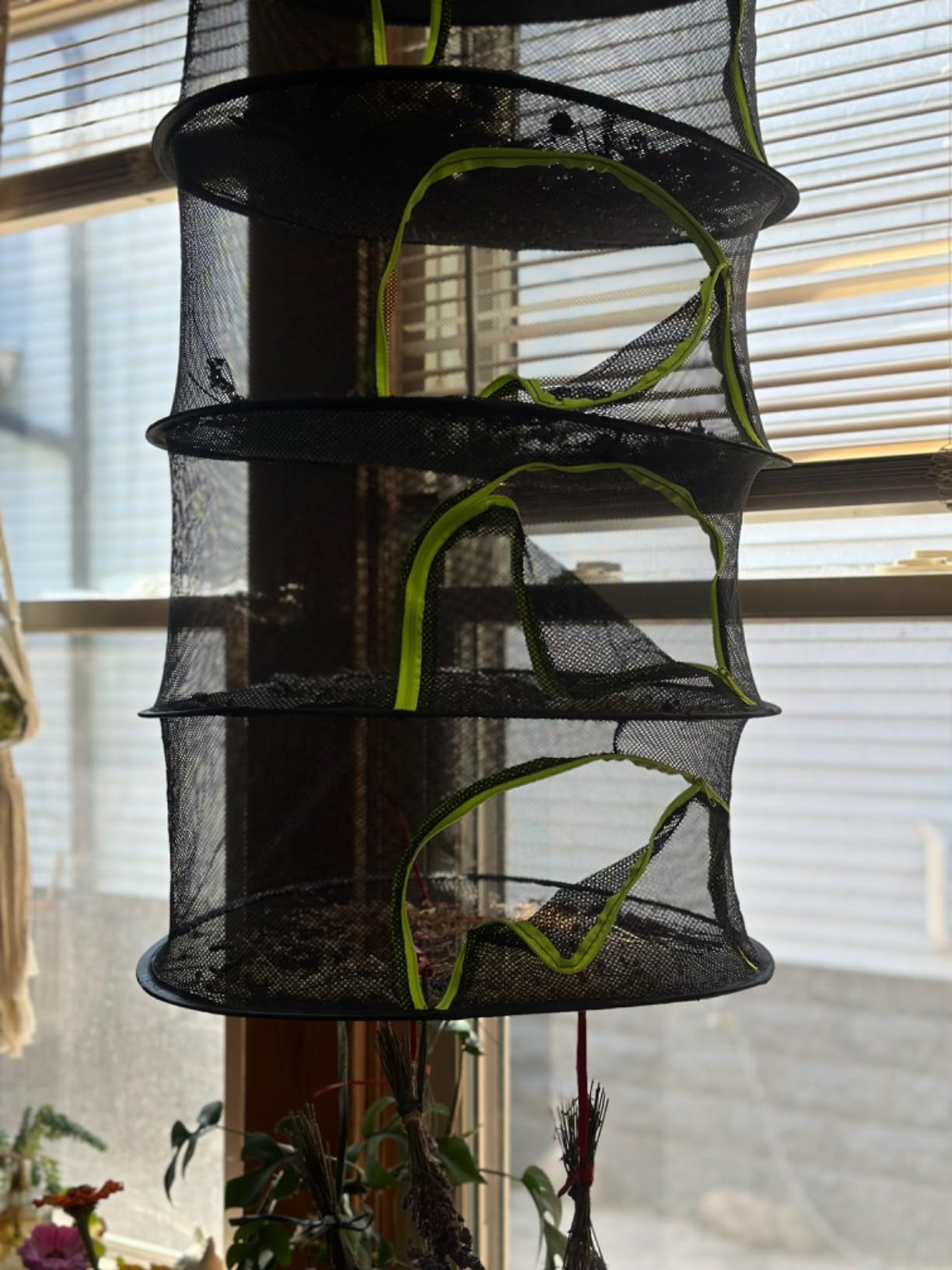 Herb Drying Rack Hanging Mesh 4 Layer 18