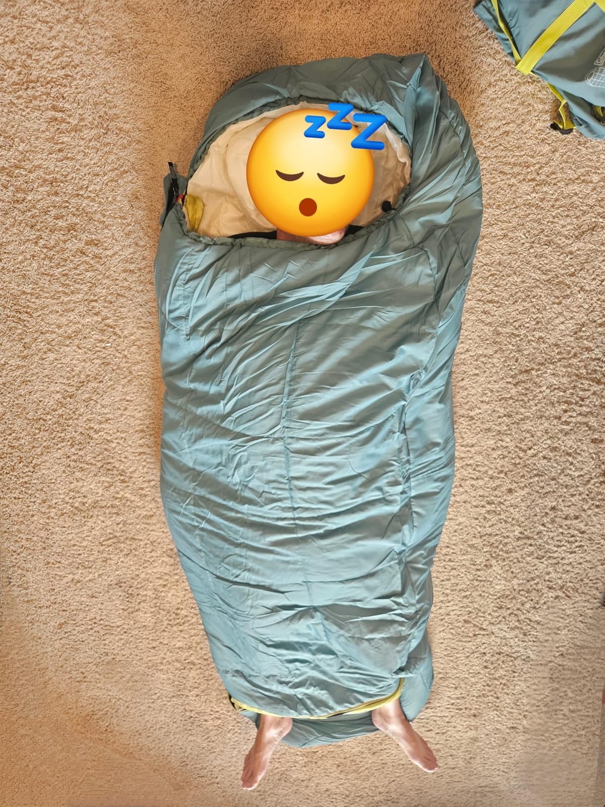 Coleman Big Bay 0/20/40°F Cold-Weather Sleeping Bag, Adult Mummy Sleeping Bag with Headrest, Foot Ventilation, & Storage Sack, Big & Tall Options customer photo 1