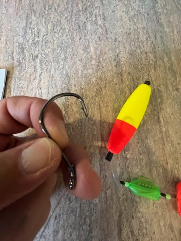 6Pcs Catfish Fishing Rigs Ready Kit,2 in 1 Rotating rattles/Double Rattles Beads, Float Rigs Tackle Santee Rig Peg Catfish,Free Adjustment in freshwter and Saltwater customer photo 2