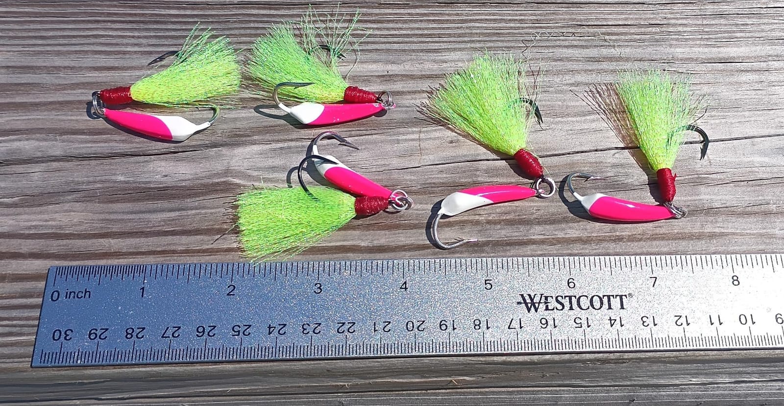 5 Pack Fishing Jig Heads, Swimbait Jigs Pompano Jigs with Teaser Hooks, Surf Fishing Jigs Saltwater Jig Heads Stand Up Jig High Carbon Steel O'Shaughnessy Hooks jigs customer photo 2