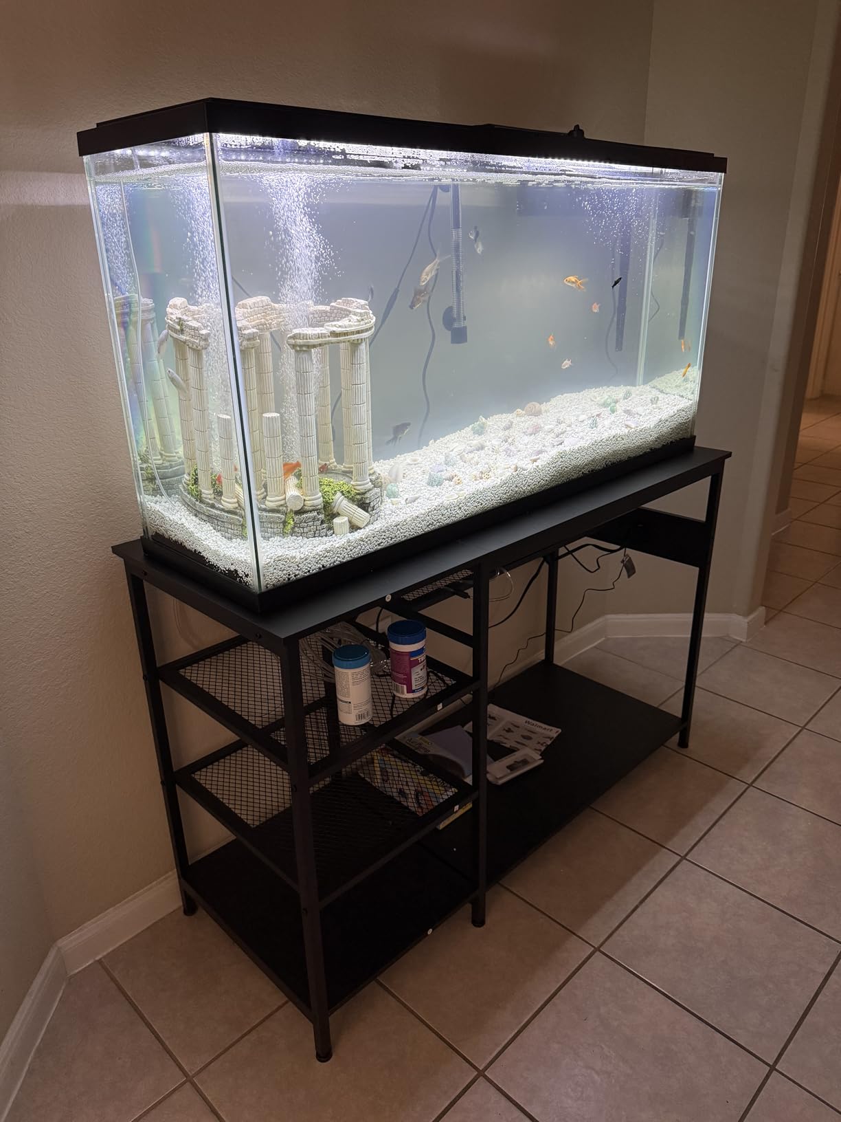 Keelian 55-75 Gallon Fish Tank Stand With Power Outlets for Aquarium Stand customer photo 1