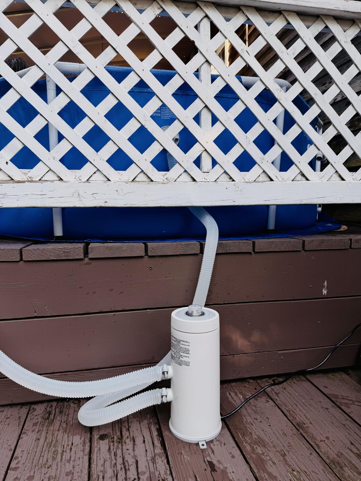 INTEX Krystal Clear 1,000 GPH Cartridge Filter Pump for Above Ground Pools customer photo 1