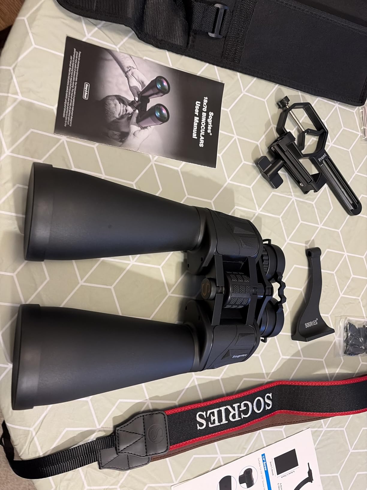 18x70 Professional Astronomy Binoculars for Adults | 70mm Large Aperture,HD Stargazing Binoculars, BAK4 Prism FMC Lens, Waterproof, Low Night Vision,Tripod & Phone Adapter customer photo 1