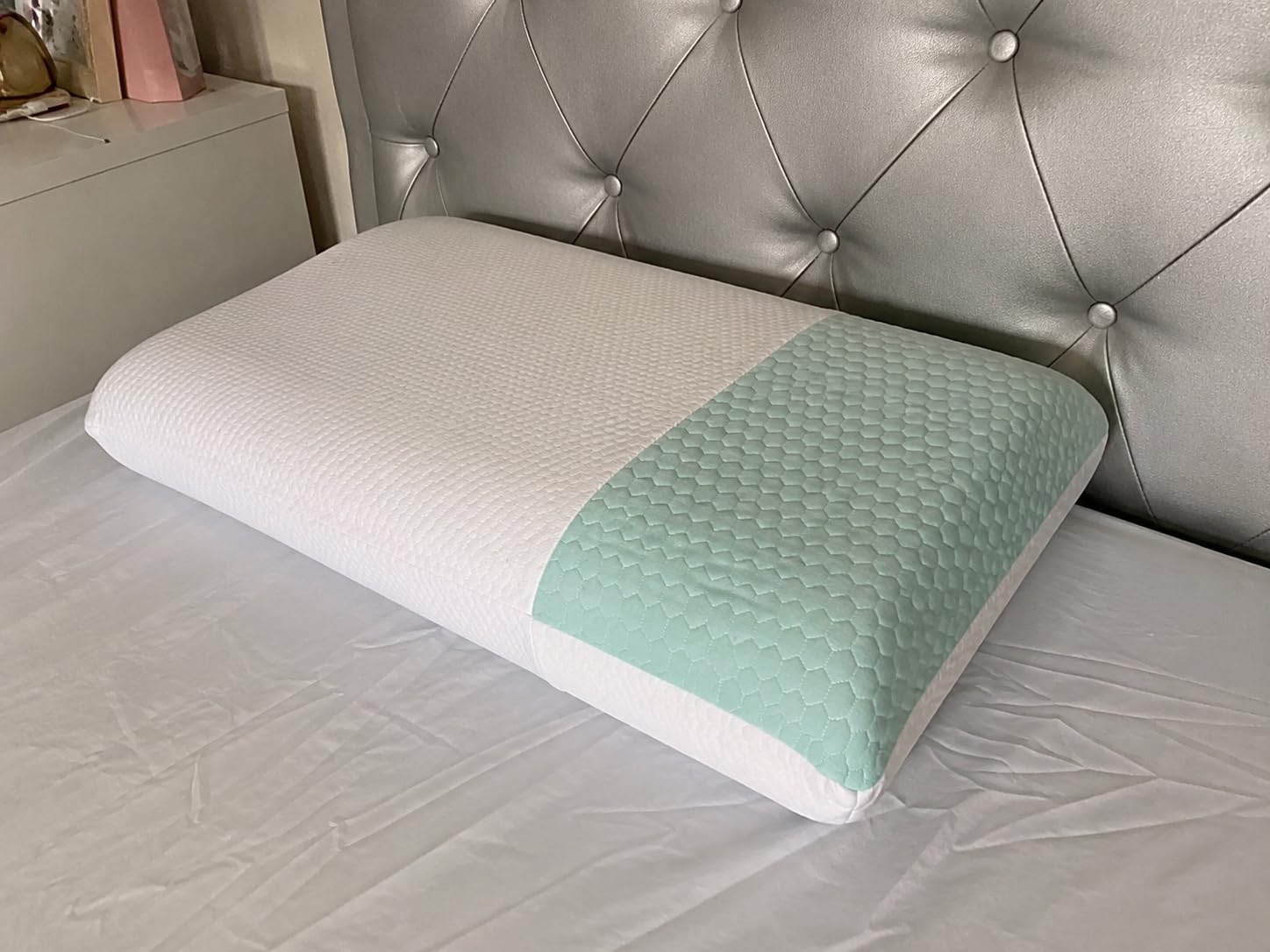 EGOHOME Cooling Gel Memory Foam Pillow, Reversible Design, Neck Support customer photo 2