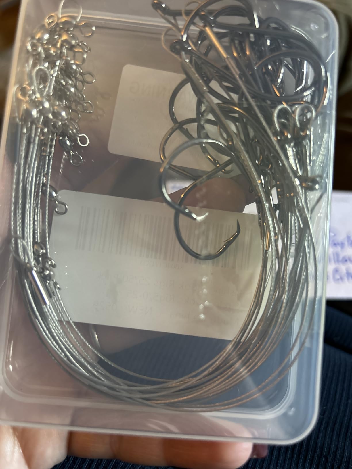 Fishing Hook Rigs 25/50 Pack - Circle Hook 1/0-10/0 with Stainless Steel Leader, Crane Swivel - Heavy Duty Saltwater Rigs for Catfish, Shark, Surf & Bottom Fishing customer photo 1