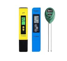 VIVOSUN Digital pH Meter, 3-in-1 TDS/EC/Temperature Meter, 3-in-1 Soil Moisture/pH/Light Tester Combo for Home, Garden and Hydroponics customer photo 1