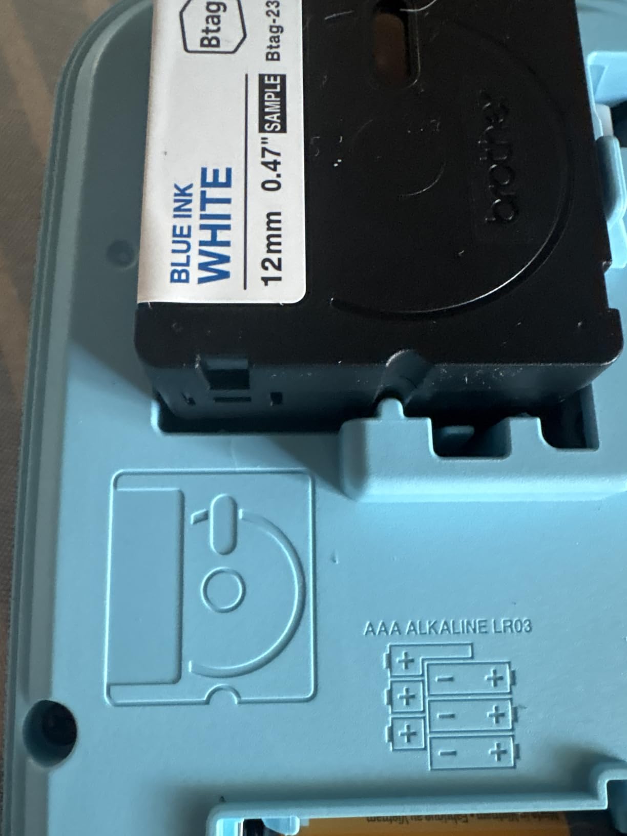 Brother P-Touch PT-N10 Personal Handheld Label Maker, Portable and Prints, P-Touch Btag ~½” (12mm) Wide Color Personalized Label Tapes, customer photo 1